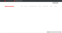 Desktop Screenshot of massynvervoer.co.za